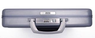 Малый алюминиевый атташе-кейс Slimline 3" Zero Halliburton, полированный голубой