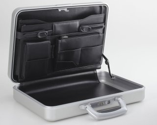 Малый алюминиевый атташе-кейс Slimline 3" Zero Halliburton, серебряный