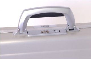 Малый алюминиевый атташе-кейс Slimline 3" Zero Halliburton, серебряный