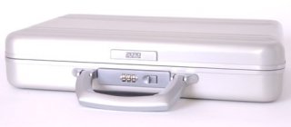 Малый алюминиевый атташе-кейс Slimline 3" Zero Halliburton, серебряный