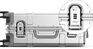 Малый чемодан 31 л Xiaomi RunMi 90 Points Smart Metal Suitcase 20" Silver