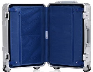 Малый чемодан 31 л Xiaomi RunMi 90 Points Smart Metal Suitcase 20" Silver