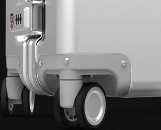 Малый чемодан 31 л Xiaomi RunMi 90 Points Smart Metal Suitcase 20" Silver