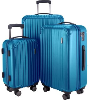 Малый чемодан 35 л Hauptstadtkoffer Qdamm Mini голубой