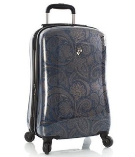 Малый чемодан 35 л на 4-х колесах Heys Indigo Paisley (S) темно-синий