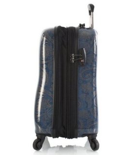 Малый чемодан 35 л на 4-х колесах Heys Indigo Paisley (S) темно-синий
