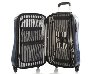 Малый чемодан 35 л на 4-х колесах Heys Indigo Paisley (S) темно-синий