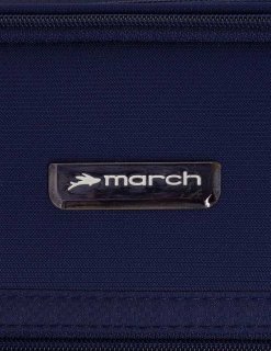 Малый чемодан 37 л March Easy, темно-синий