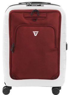 Малый чемодан 42 л Roncato D-BOX, белый/черный
