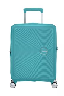 Малый чемодан American Tourister Soundbox ручная кладь – 35,5 / 41 л, 2,6 кг Бирюзовый