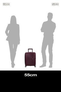 Малый чемодан American Tourister Soundbox ручная кладь – 35,5 / 41 л, 2,6 кг Бордовый