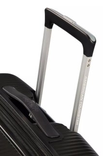 Малый чемодан American Tourister Soundbox ручная кладь – 35,5 / 41 л, 2,6 кг Черный