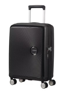 Малый чемодан American Tourister Soundbox ручная кладь – 35,5 / 41 л, 2,6 кг Черный