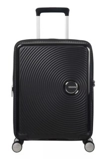 Малый чемодан American Tourister Soundbox ручная кладь – 35,5 / 41 л, 2,6 кг Черный