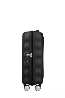 Малый чемодан American Tourister Soundbox ручная кладь – 35,5 / 41 л, 2,6 кг Черный