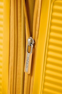 Малый чемодан American Tourister Soundbox ручная кладь – 35,5 / 41 л, 2,6 кг Желтый