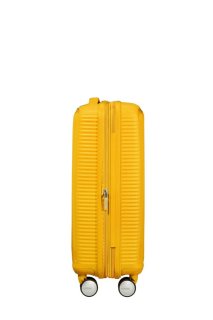 Малый чемодан American Tourister Soundbox ручная кладь – 35,5 / 41 л, 2,6 кг Желтый