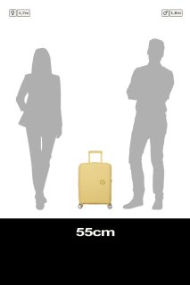 Мала валіза American Tourister Soundbox ручна поклажа – 35,5 / 41 л, 2,6 кг Жовта