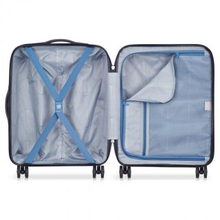 Мала валіза DELSEY MARINA ручна поклажа на 34 л із пластику Фіолетовий