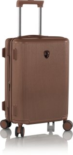 Малый чемодан Heys Earth Tones ручная кладь на 37/45 л из поликарбоната Коричневый