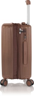 Малый чемодан Heys Earth Tones ручная кладь на 37/45 л из поликарбоната Коричневый