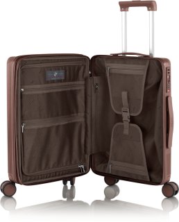 Малый чемодан Heys Earth Tones ручная кладь на 37/45 л из поликарбоната Коричневый