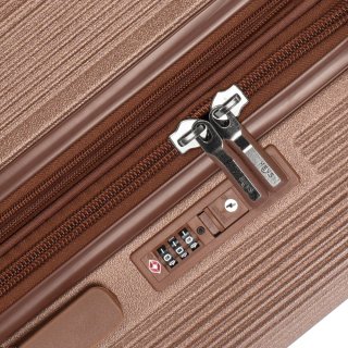 Малый чемодан Heys Earth Tones ручная кладь на 37/45 л из поликарбоната Коричневый