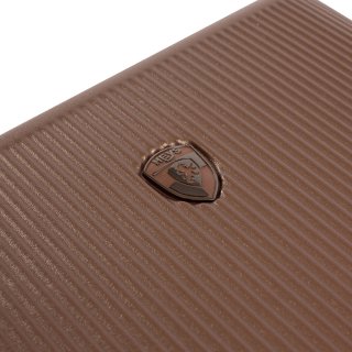 Малый чемодан Heys Earth Tones ручная кладь на 37/45 л из поликарбоната Коричневый