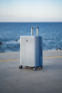 Малый чемодан Heys Earth Tones ручная кладь на 37/45 л из поликарбоната Серый