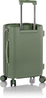 Малый чемодан Heys Earth Tones ручная кладь на 37/45 л из поликарбоната Зеленый