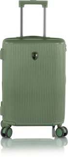Малый чемодан Heys Earth Tones ручная кладь на 37/45 л из поликарбоната Зеленый