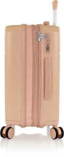Малый чемодан Heys Pastel ручная кладь на 37/44 л из поликарбоната Бежевый