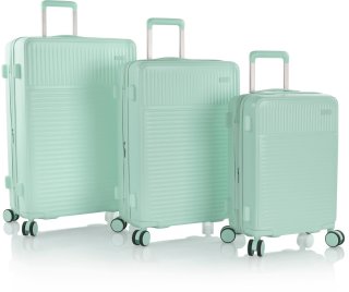 Малый чемодан Heys Pastel ручная кладь на 37/44 л из поликарбоната Зеленый