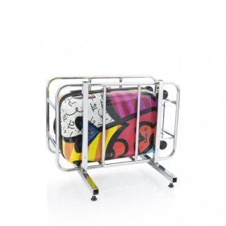 Малый чемодан из композитного поликарбоната 37 л Heys Britto Butterfly , разноцветный