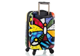 Малый чемодан из композитного поликарбоната 37 л Heys Britto Butterfly , разноцветный