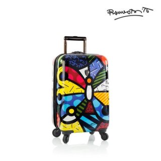 Малый чемодан из композитного поликарбоната 37 л Heys Britto Butterfly , разноцветный