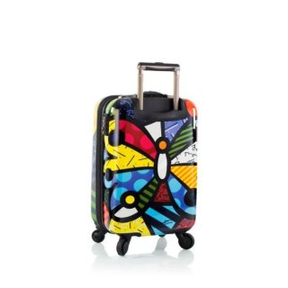 Малый чемодан из композитного поликарбоната 37 л Heys Britto Butterfly , разноцветный