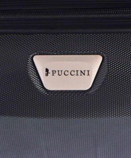 Мала валіза із пластику на 4-х колесах 37.5 л PUCCINI PARIS антрацит