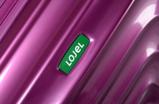 Малый чемодан из поликарбоната 30 л Lojel Wave, фиолетовый