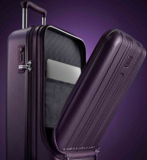 Малый чемодан из поликарбоната 32,3 л Hedgren Transit Boarding S, красный
