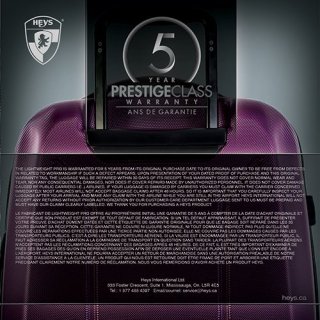 Малый чемодан из поликарбоната 34 л Heys Lightweight Pro, черный