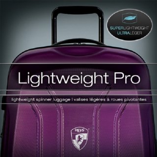 Малый чемодан из поликарбоната 34 л Heys Lightweight Pro, черный