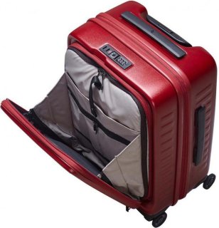 Малый чемодан из поликарбоната 37/42 л Lojel Cubo 18 Burgundy