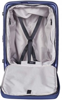 Малый чемодан из поликарбоната 37/42 л Lojel Cubo 18 Navy Blue