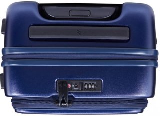 Малый чемодан из поликарбоната 37/42 л Lojel Cubo 18 Navy Blue