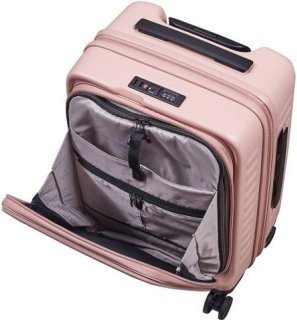 Малый чемодан из поликарбоната 37/42 л Lojel Cubo 18 Rose 