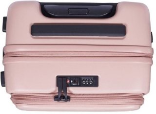 Малый чемодан из поликарбоната 37/42 л Lojel Cubo 18 Rose 