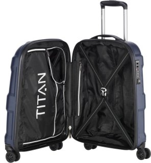 Мала валіза із полікарбонату 40 л Titan X2 Navy