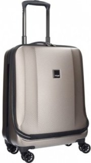 Малый чемодан из поликарбоната 40 л Titan Xenon Deluxe, шампань
