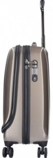 Малый чемодан из поликарбоната 40 л Titan Xenon Deluxe, шампань